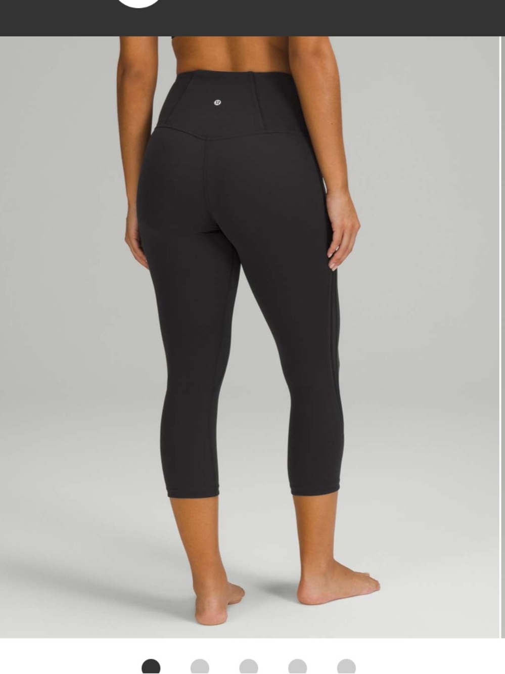 New With Tags LululemonNulu Mesh Panels HR Crop 21” Sz 8